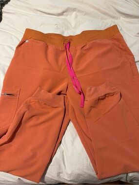FIGS Terracotta Zamora Jogger scrub pants